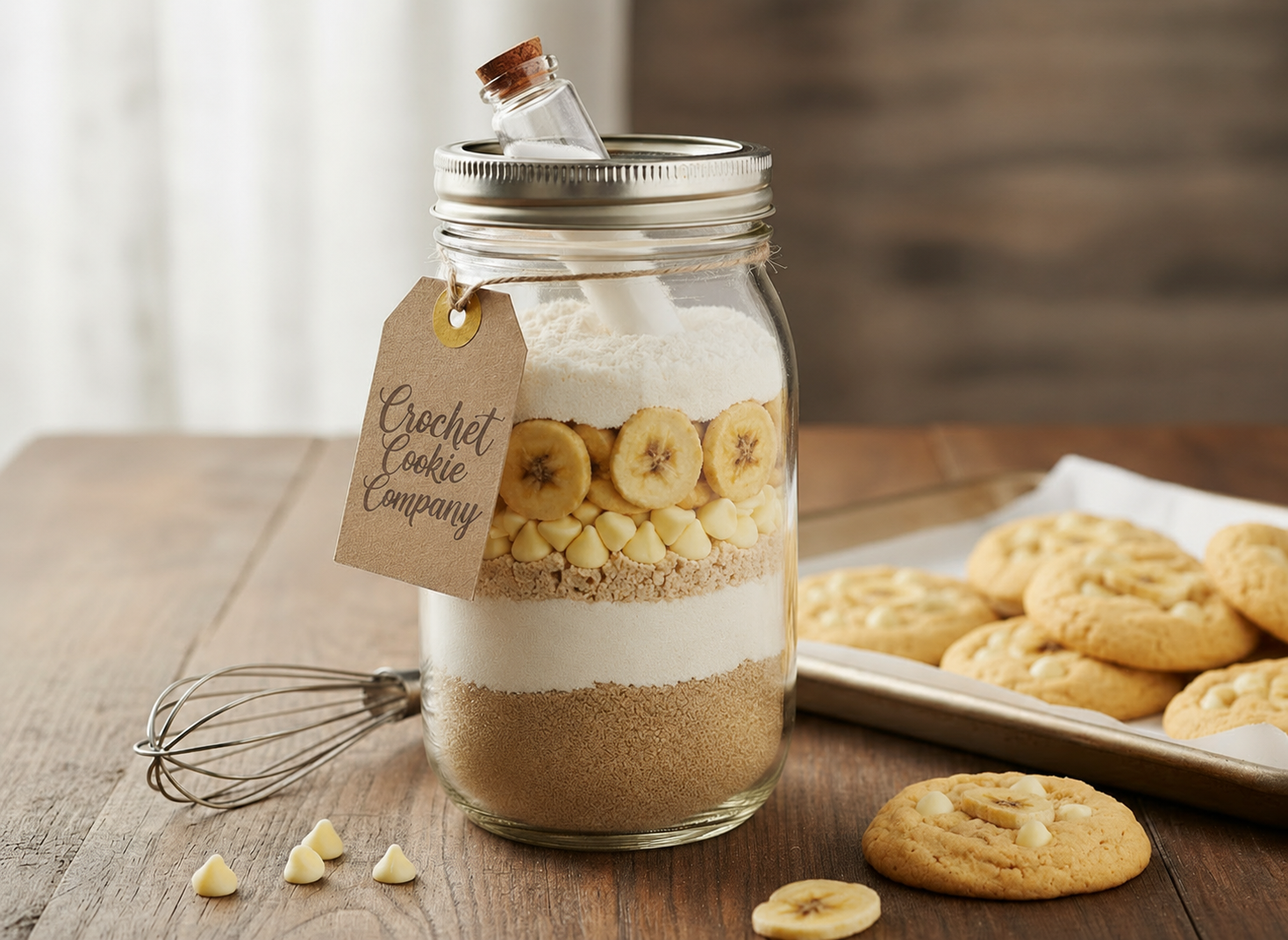 Banana Pudding Cookie In A Jar