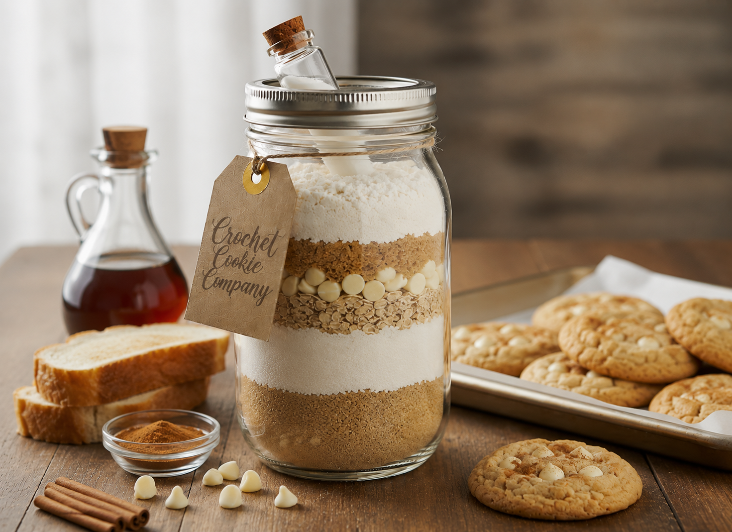 French Toast Cookie In A Jar