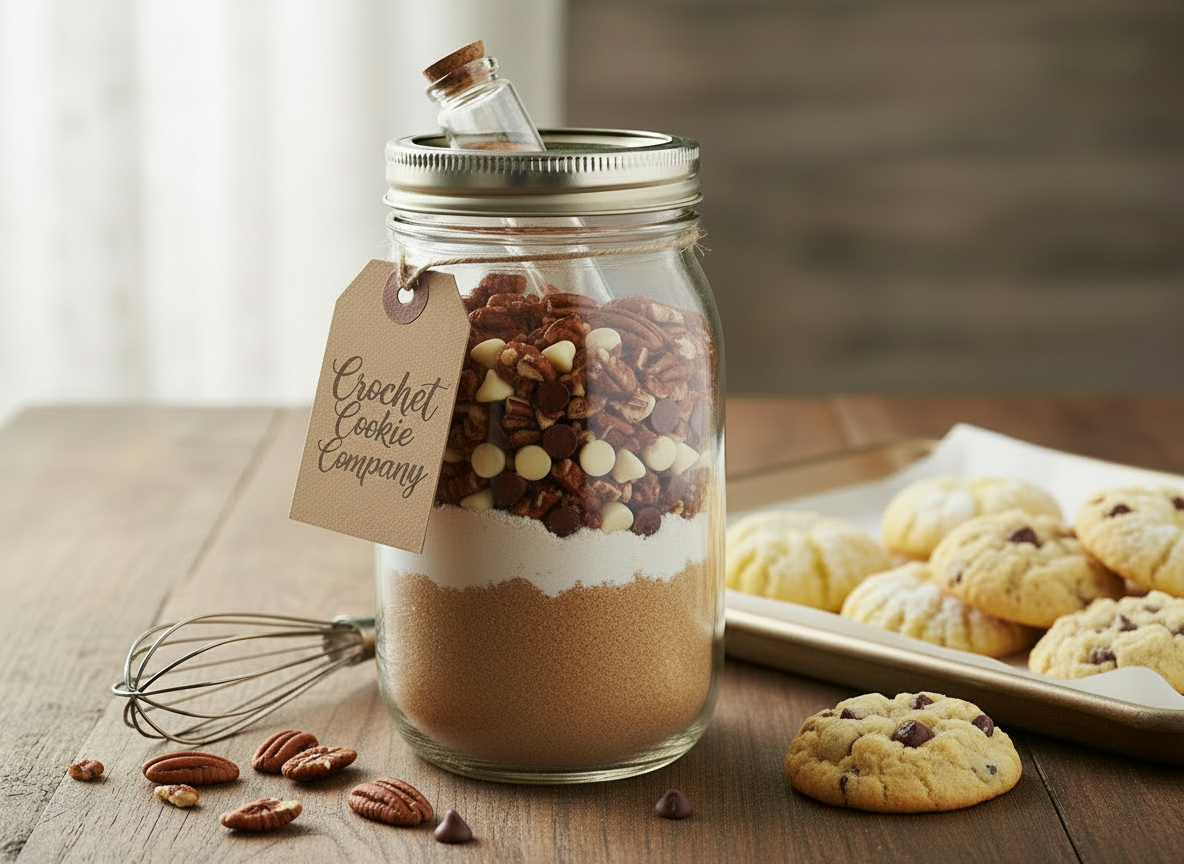 Chocolate Pecan Cookie In A Jar