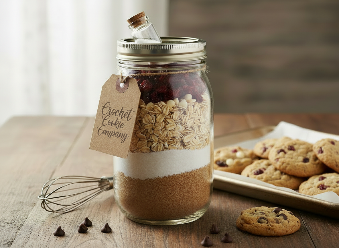Cranberry Oatmeal Cookie In A Jar