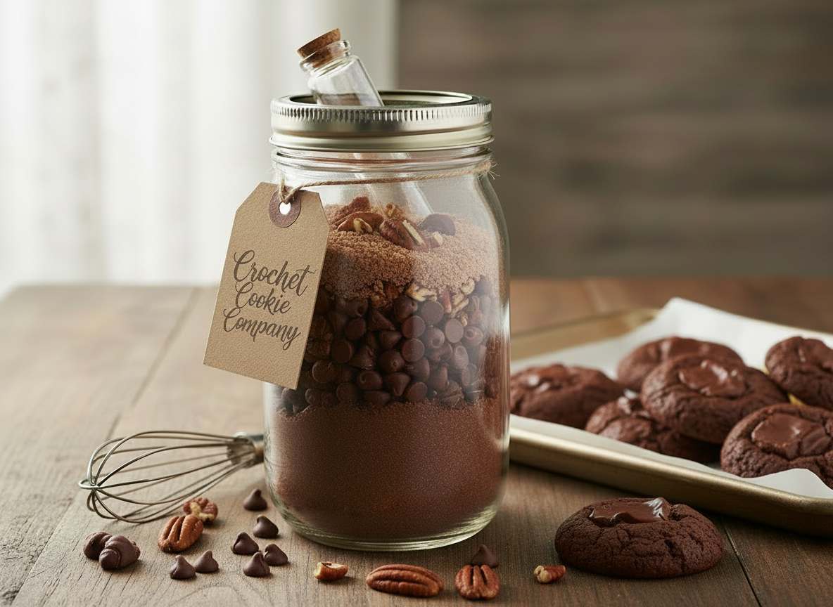 Double Chocolate Chip Cookie In A Jar