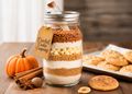 Pumpkin Spice Snickerdoodle Cookie In A Jar