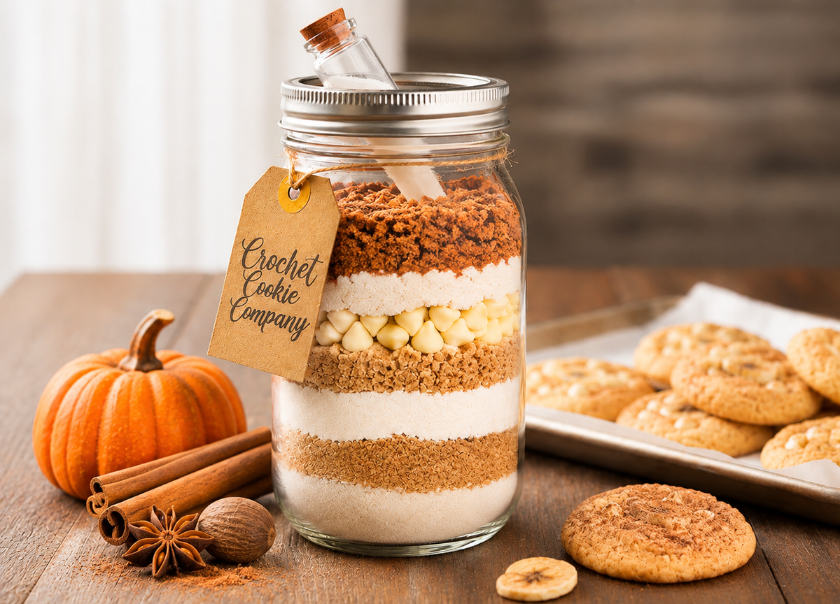 Pumpkin Spice Snickerdoodle Cookie In A Jar