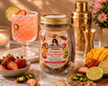 Strawberry Mango Margarita in a Jar