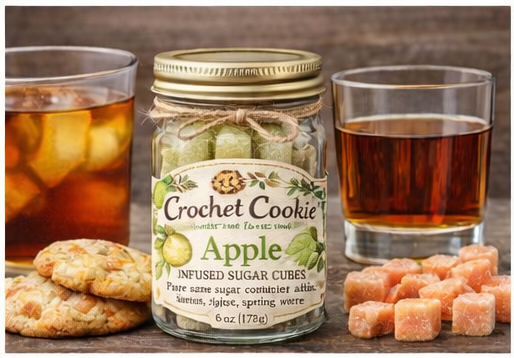 Apple Infused Sugar Cubes