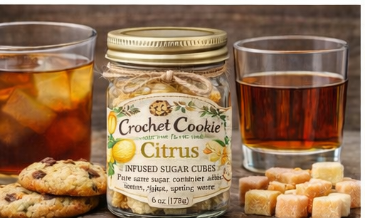 Citrus Infused Sugar Cubes
