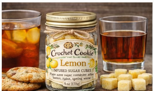 Lemon Infused Sugar Cubes